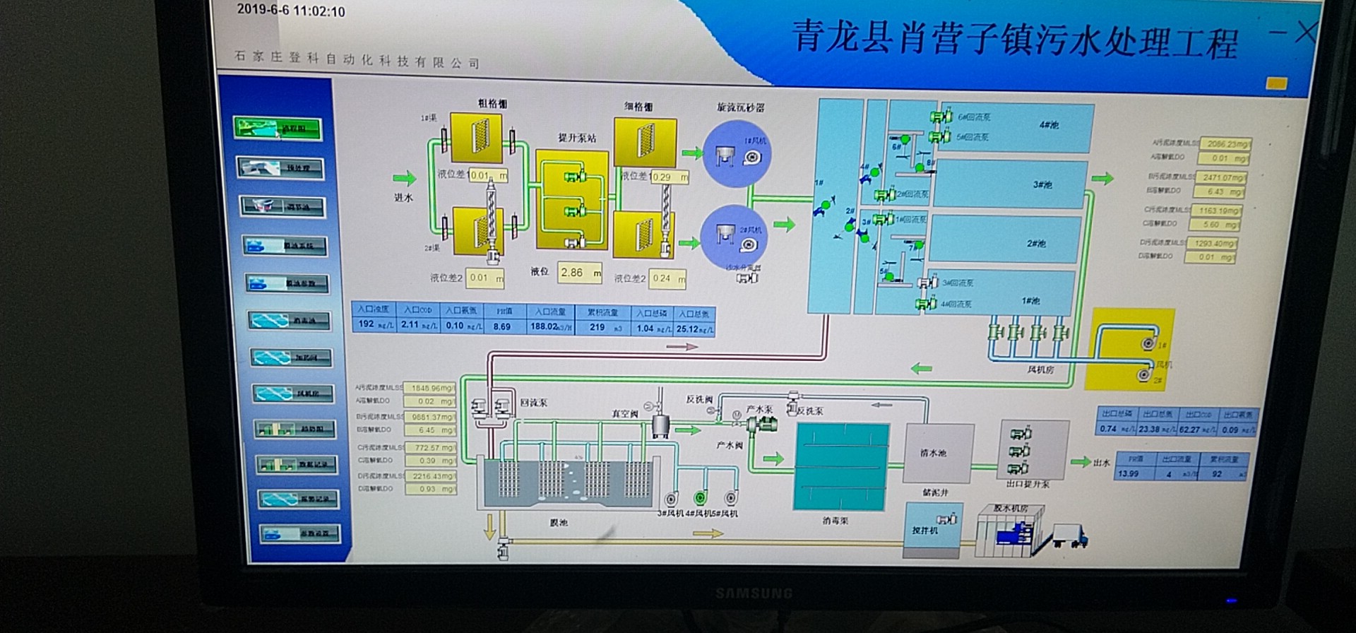 秦皇島青龍污水處理廠